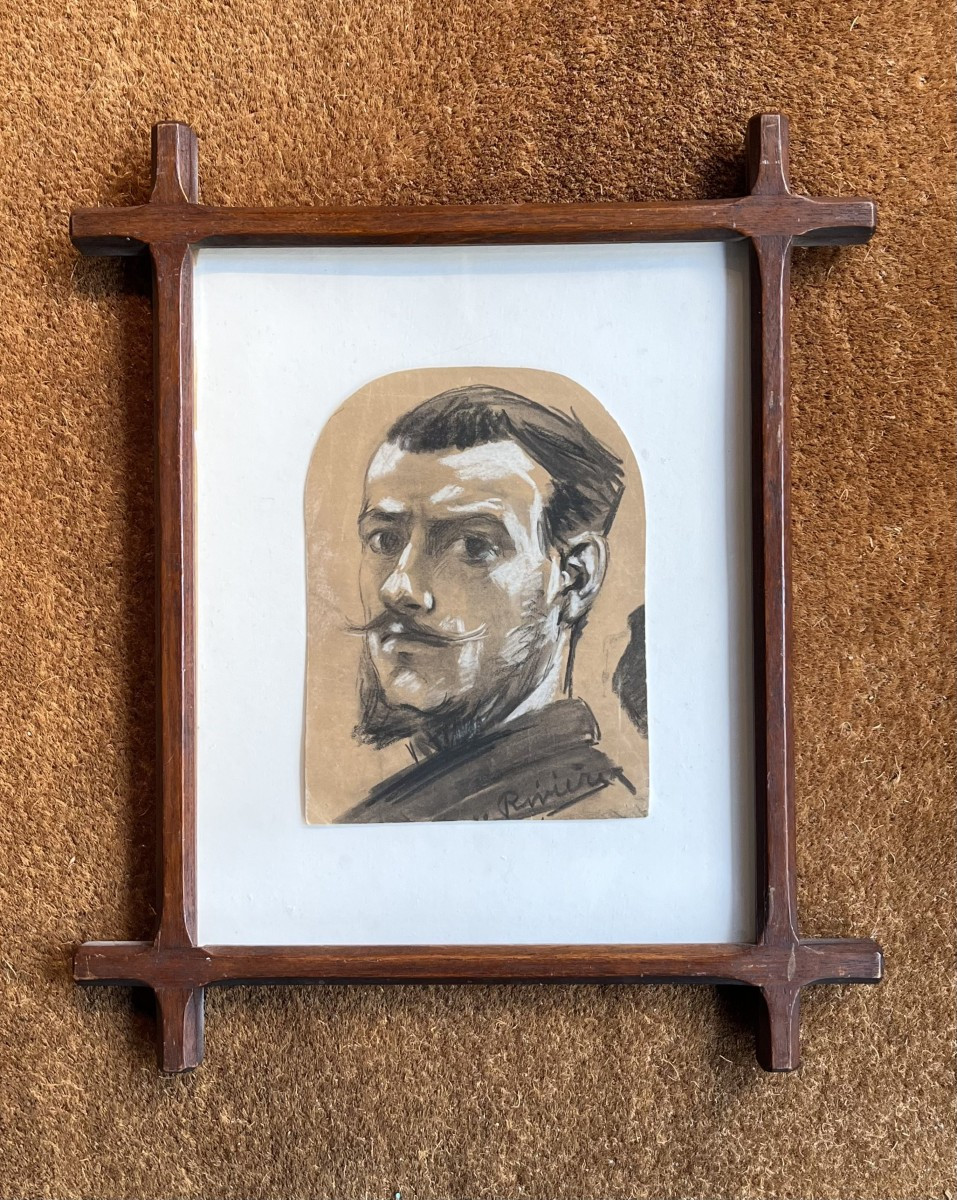 Théodore Rivière (1857 - 1912) Autoportrait-photo-3