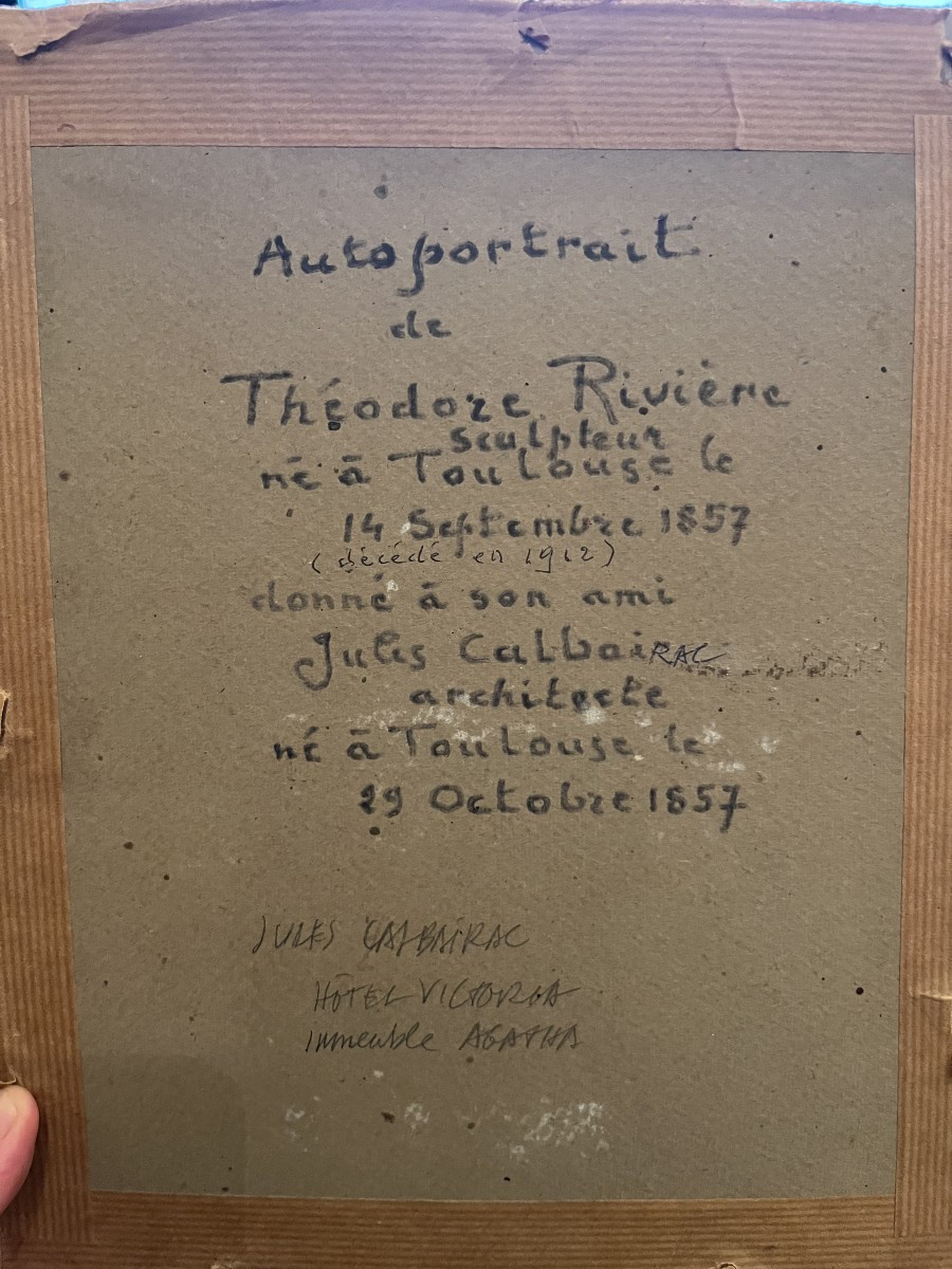 Théodore Rivière (1857 - 1912) Autoportrait-photo-2