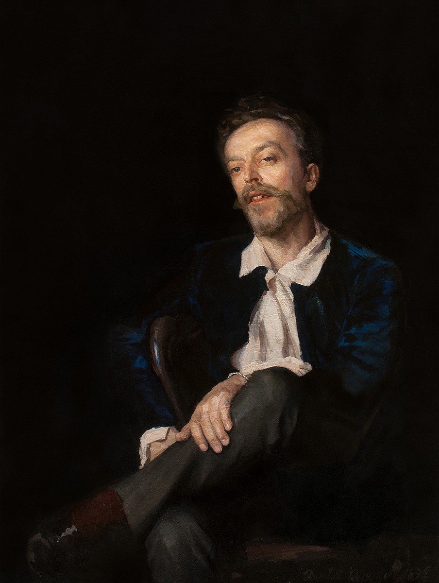  Dimitri Kouznetzov (1852 - 1924)  Portrait d'Homme  ​