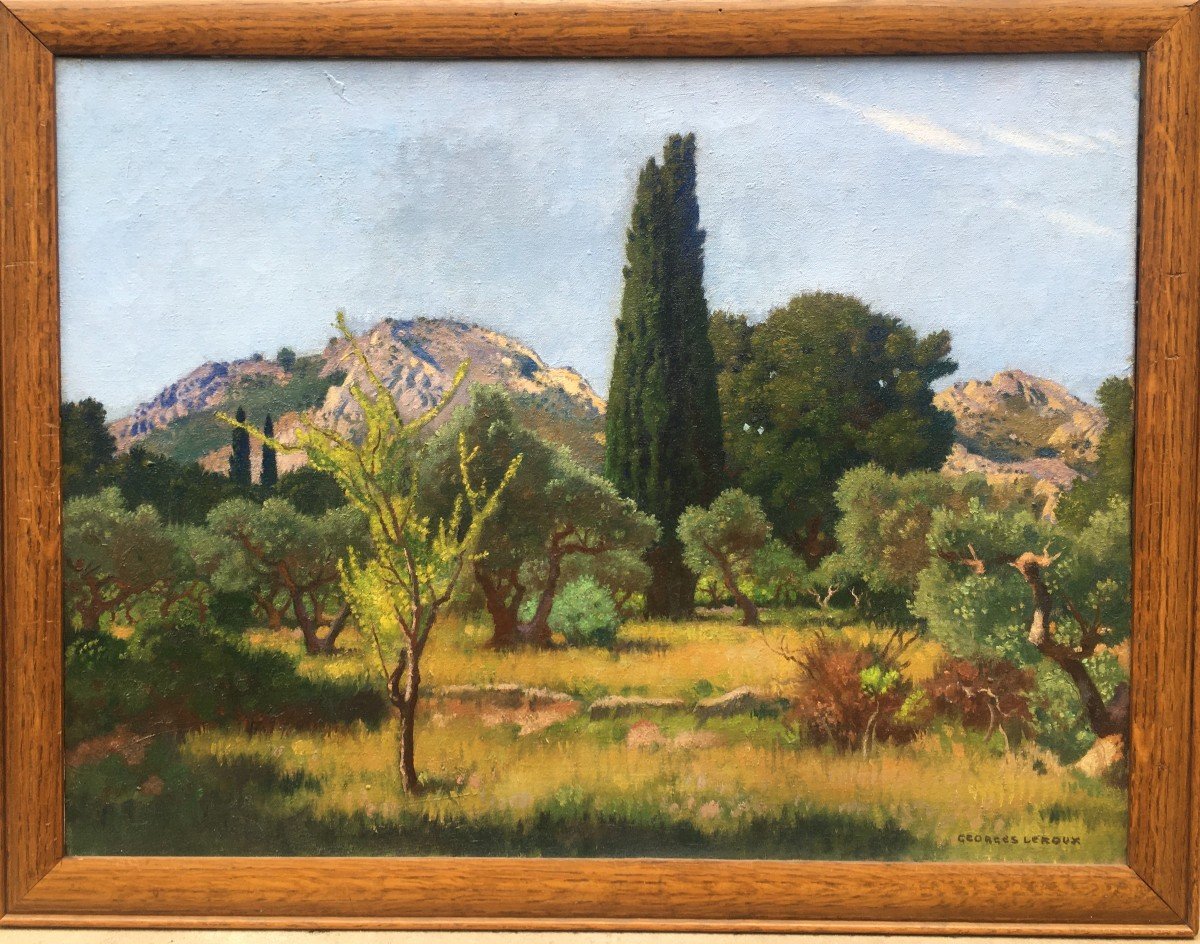 Georges Leroux (1877 - 1957), Landscape Of Provence