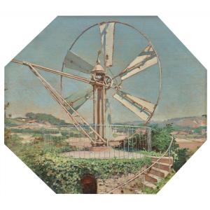 Louis Gautier - The Mill At Fontaine d'Argent