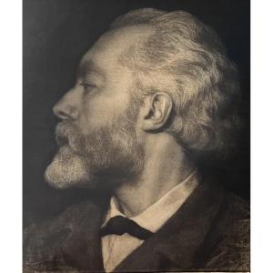 André-henri Dargelas (1828 - 1906) Self-portrait