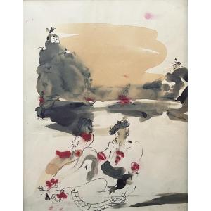 Christian Bérard (1902 - 1949) Study For A Book Cover