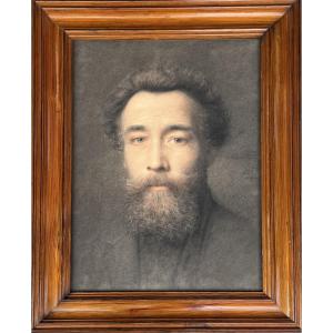 E Le Gay - Portrait d'homme 1900