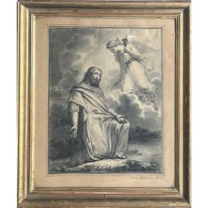 Octave Tassaert (1800 - 1874) Le Christ au mont des oliviers