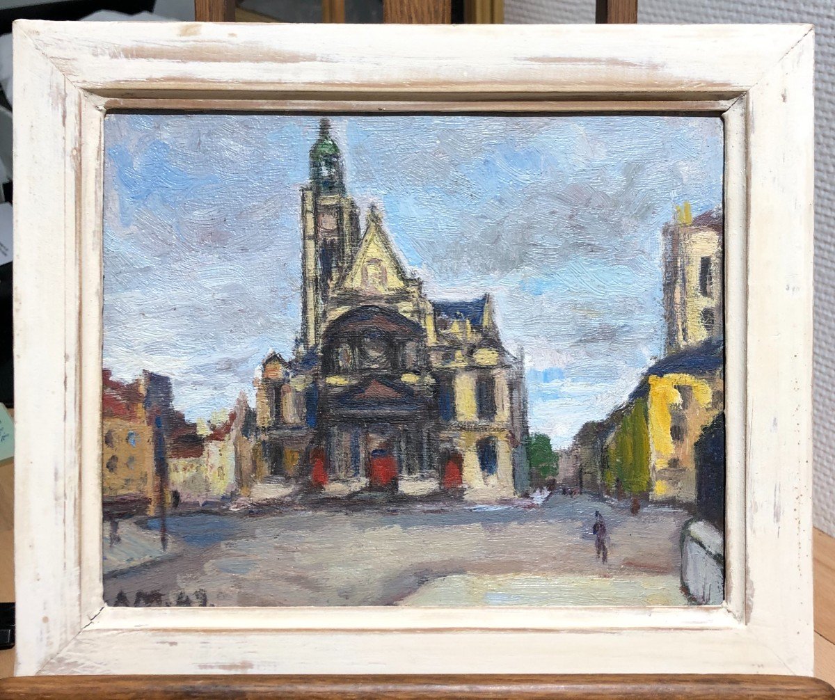 André Malterre Eglise Saint Etienne Du Mont Quartier Latin Paris Sainte Geneviève Panthéon Sorbonne