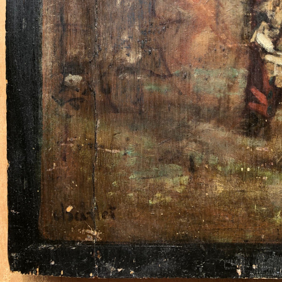 Nicolas Toussaint Charlet Oil On Panel Parisian Militaria Scene-photo-3