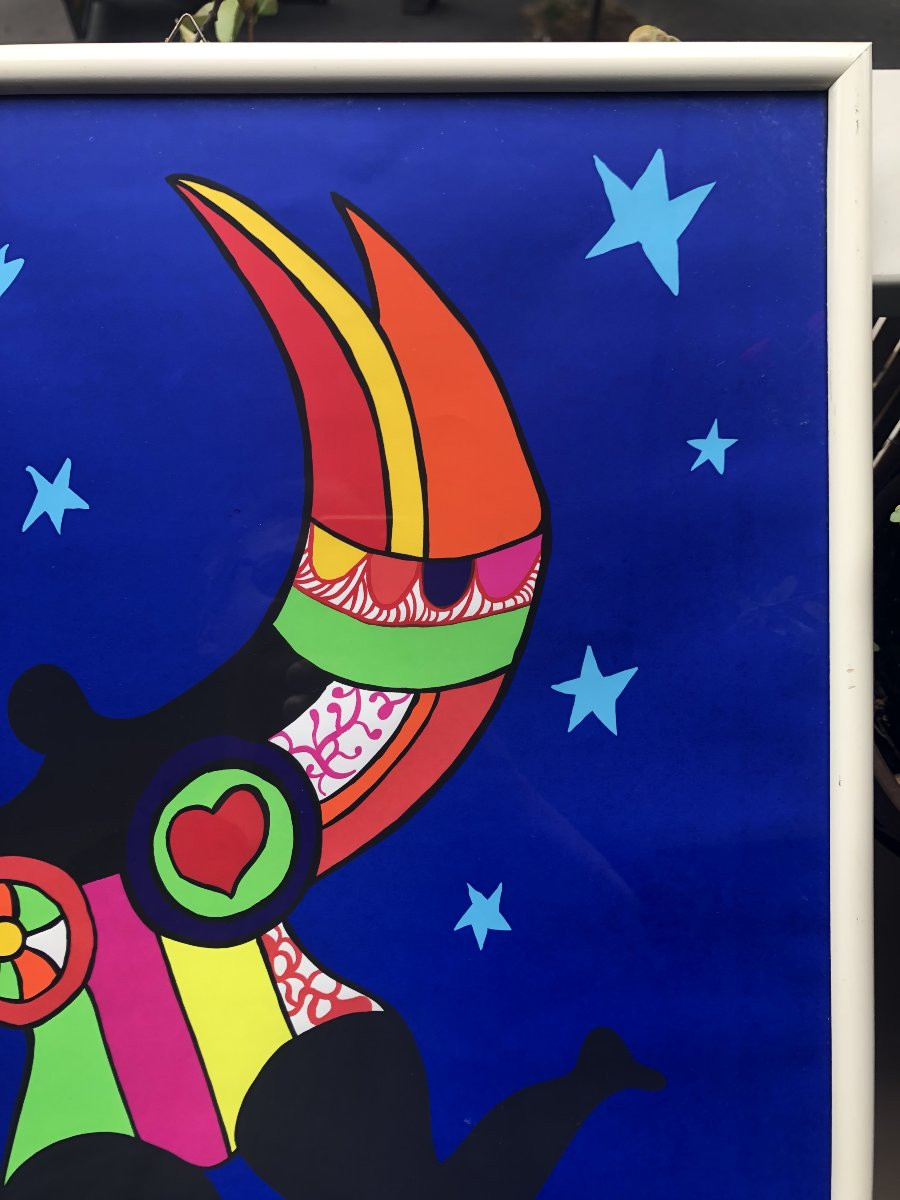 Niki DE SAINT PHALLE, L'INVITATION AU MUSÉE 1993 screenprint poster original-photo-4