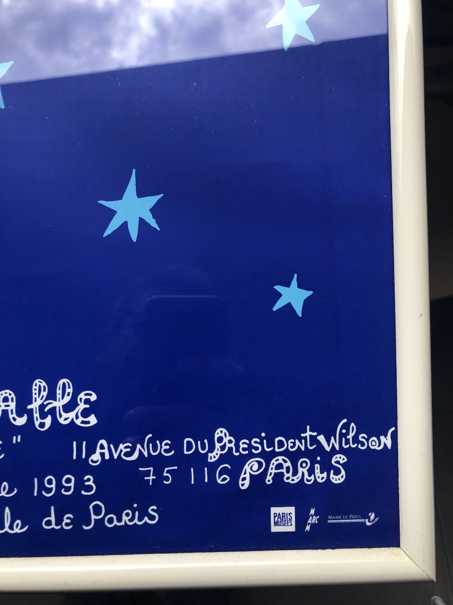 Niki DE SAINT PHALLE, L'INVITATION AU MUSÉE 1993 screenprint poster original-photo-3