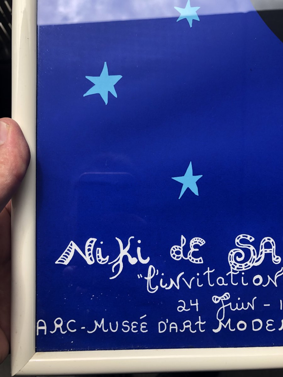 Niki DE SAINT PHALLE, L'INVITATION AU MUSÉE 1993 screenprint poster original-photo-4