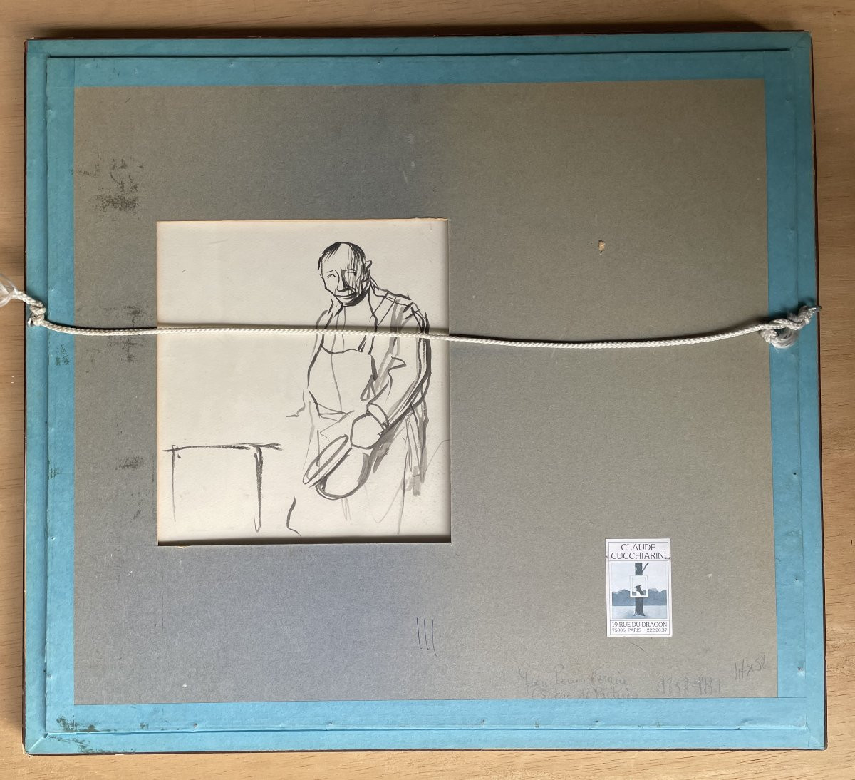 Jean-louis Forain Original Drawing Conversation Men Tailcoat-photo-3