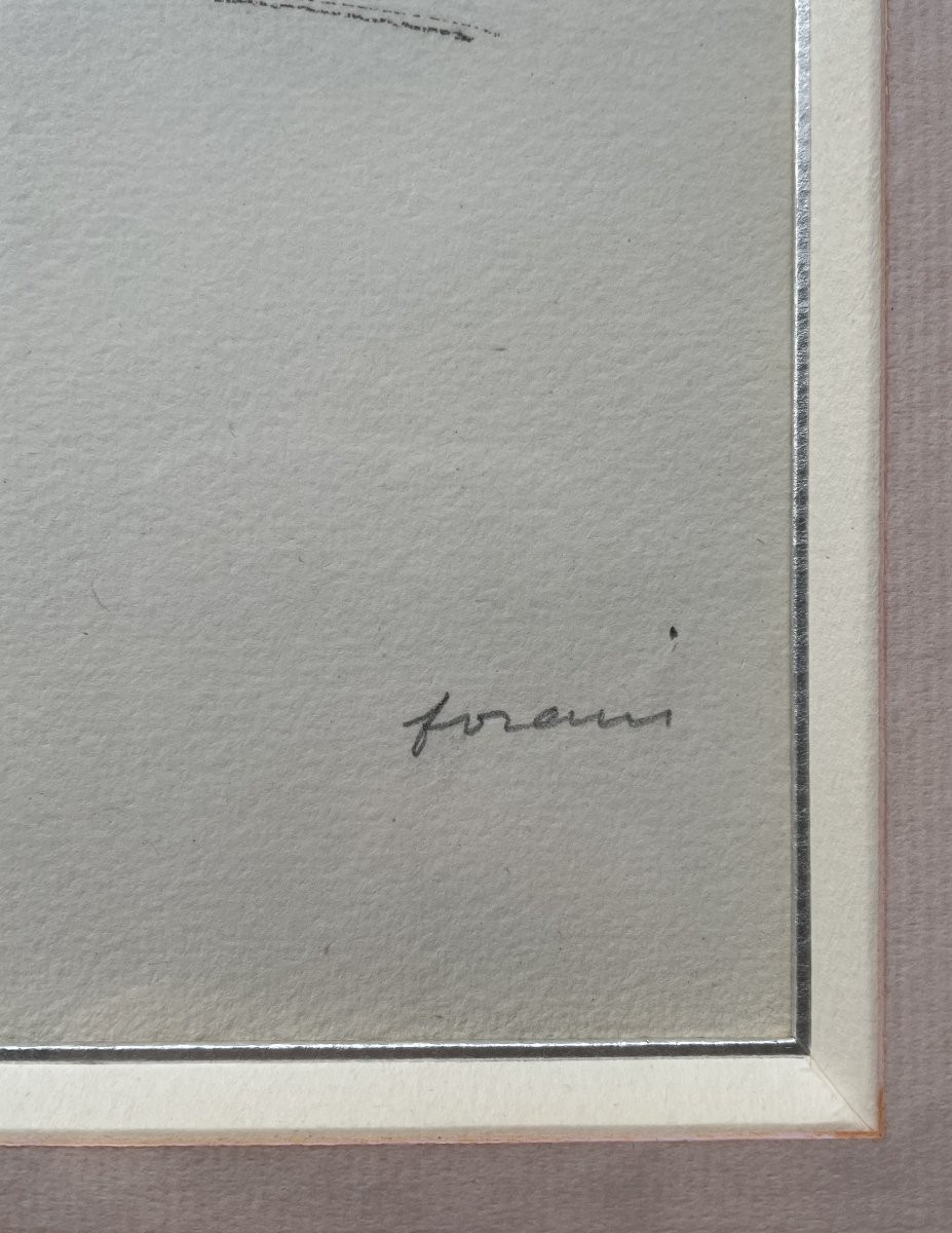 Jean-louis Forain Original Drawing Conversation Men Tailcoat-photo-3