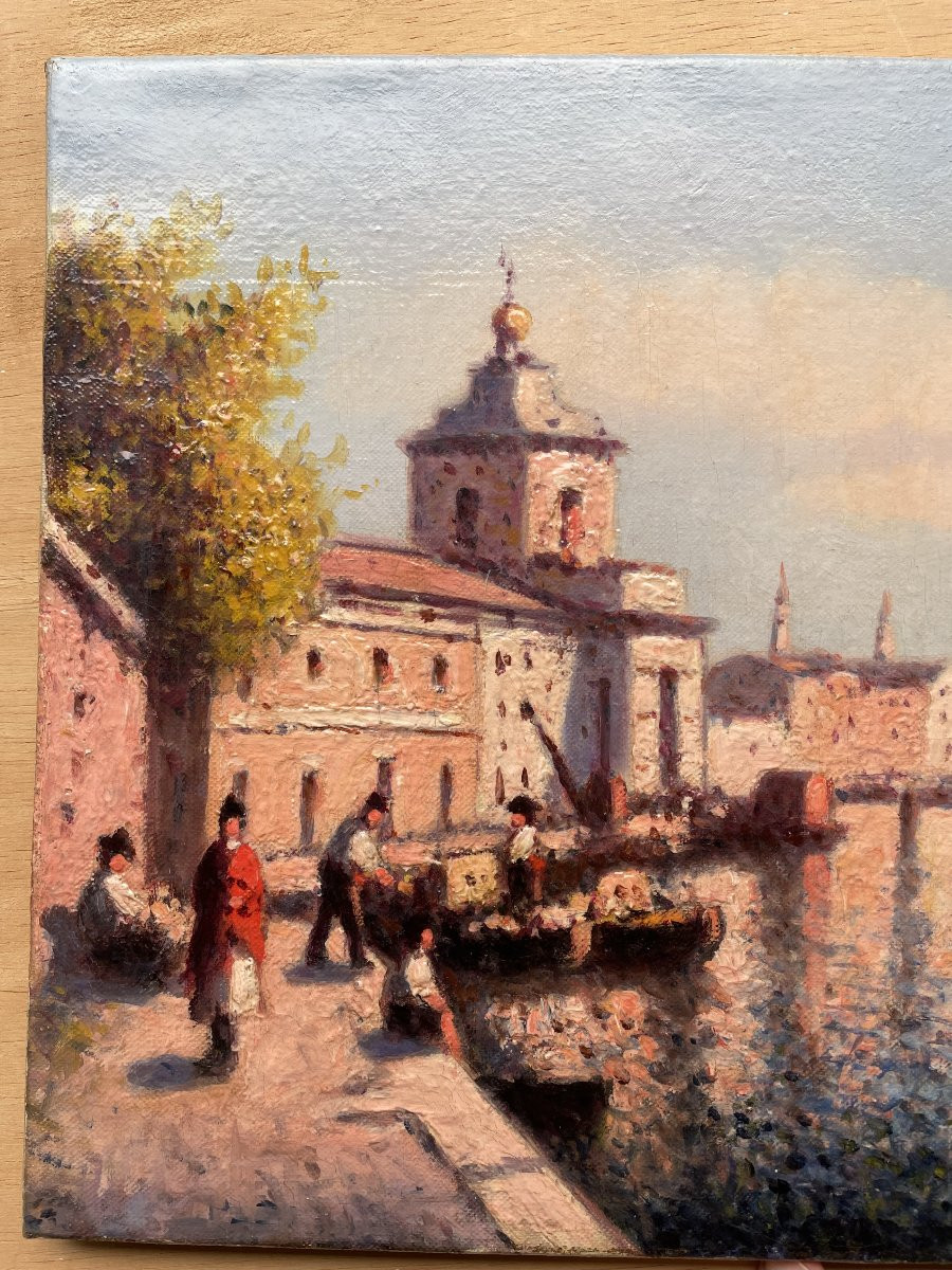 Venice Painting Painting - Gaspar Miro Lleo (1859-1930)-photo-2