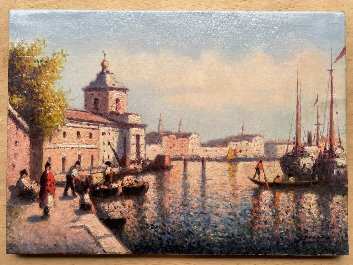 Venice Painting Painting - Gaspar Miro Lleo (1859-1930)