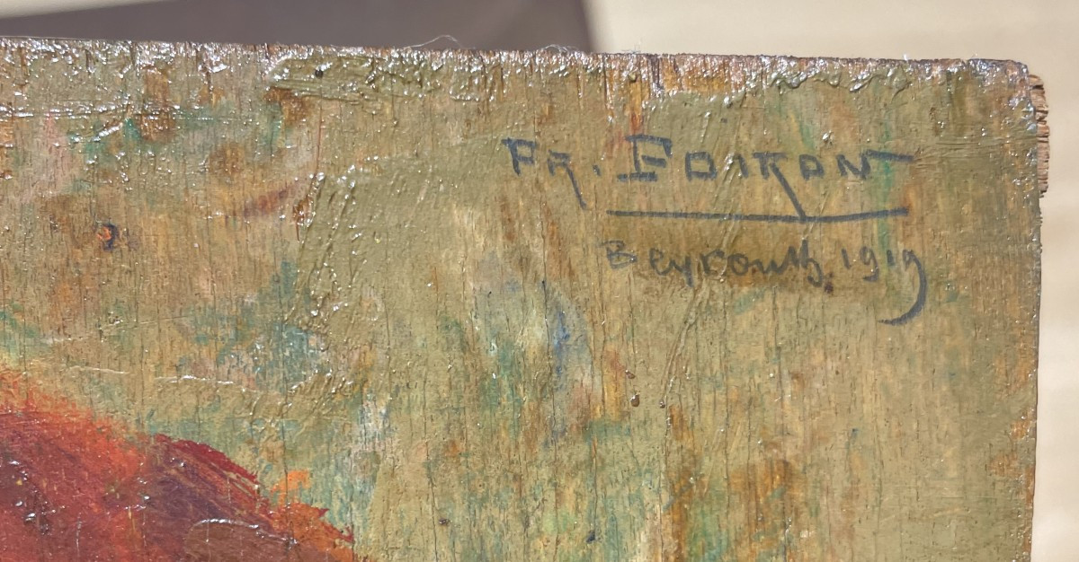 Portrait d'homme Liban Beyrouth Fez Tarboush Africain 1919 à identifier-photo-3