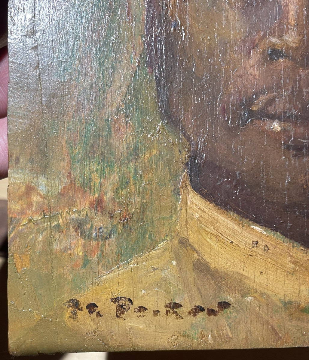 Portrait d'homme Liban Beyrouth Fez Tarboush Africain 1919 à identifier-photo-4