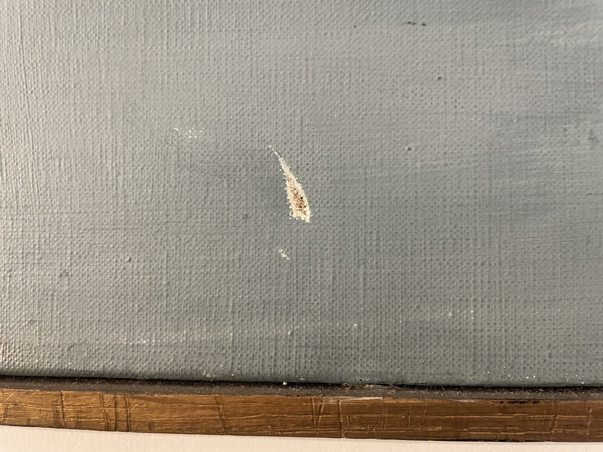 Alain LE YAOUANC Composition géométrique 146X114cm Tableau Peinture-photo-4