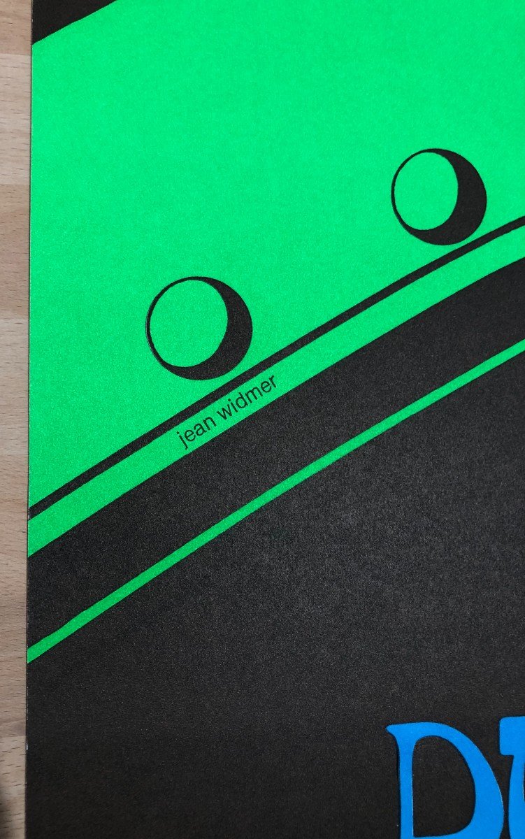 Lithographic Poster, Jean Widmer, Pioneers Of The 20th Century, 1971-photo-2