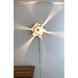 Vintage Wall Lamp In The Shape Of A Flower 70