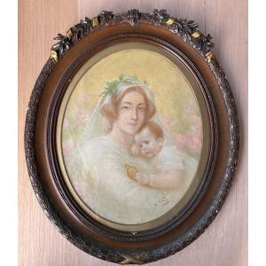 Brazil Maternity Scene By Décio Villares (1851-1931) Painting 1920