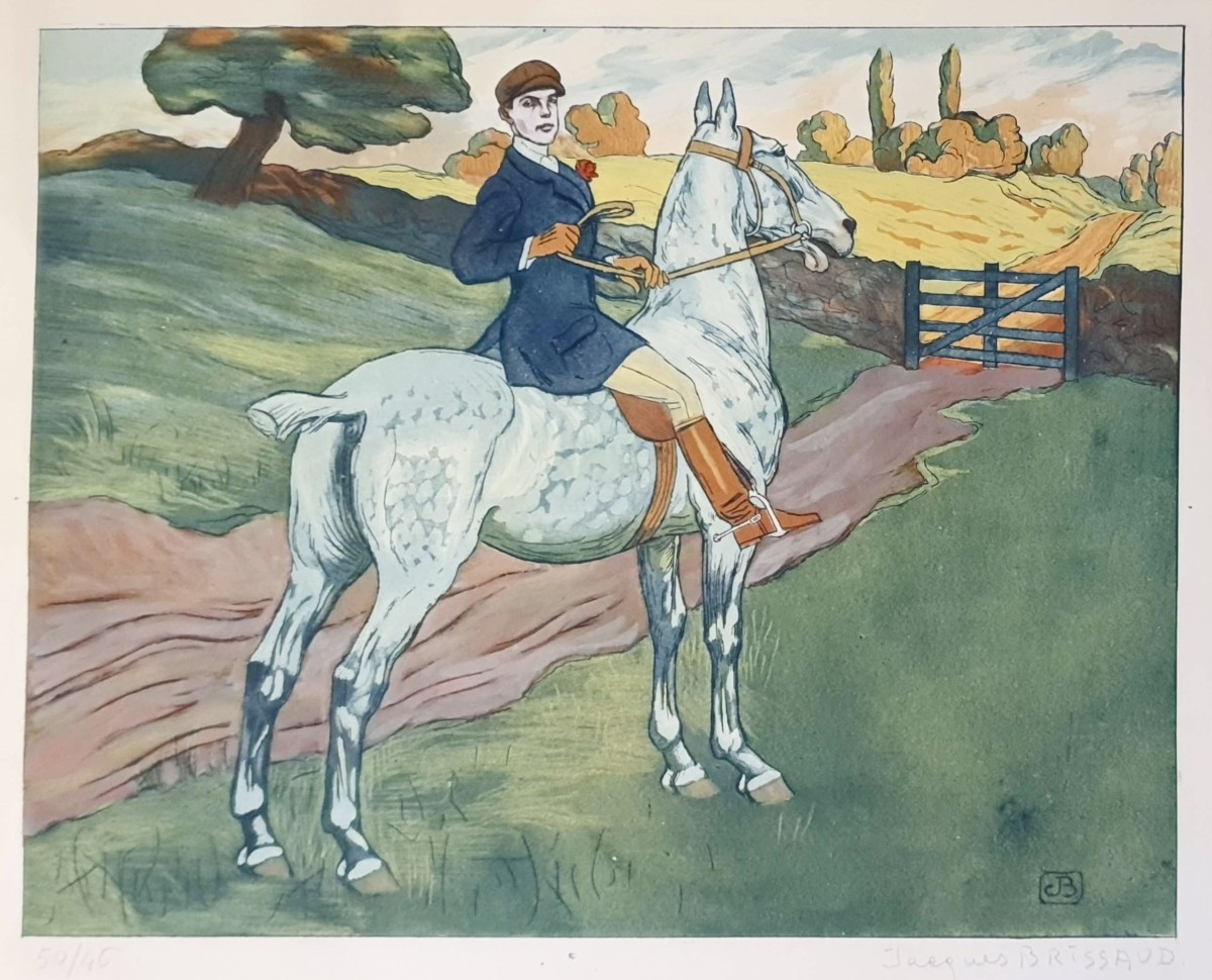 Jacques Brissaud, Cavalier