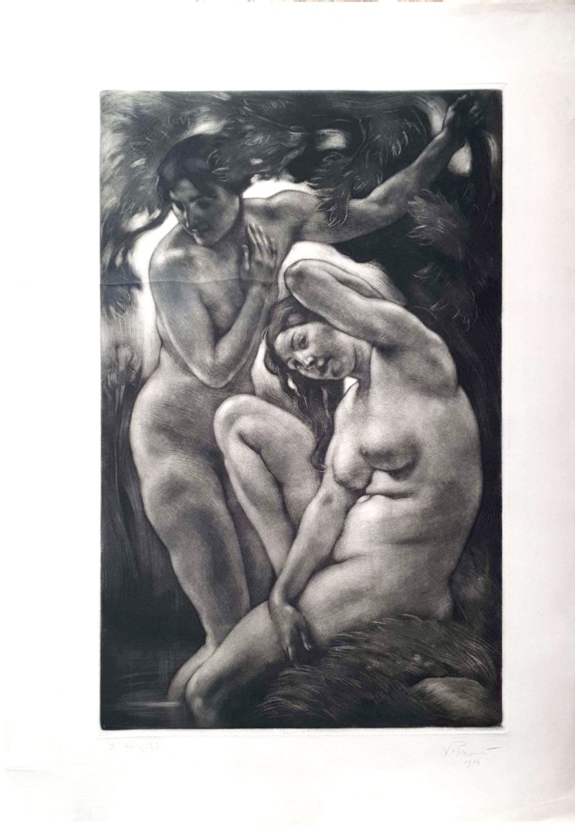 Victor Prouvé, Deux Baigneuses-photo-2