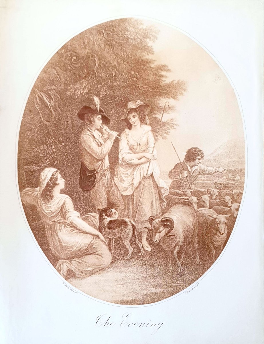 Francesco Bartolozzi, Four Times Of Day: Morning, Noon, Afternoon And Night