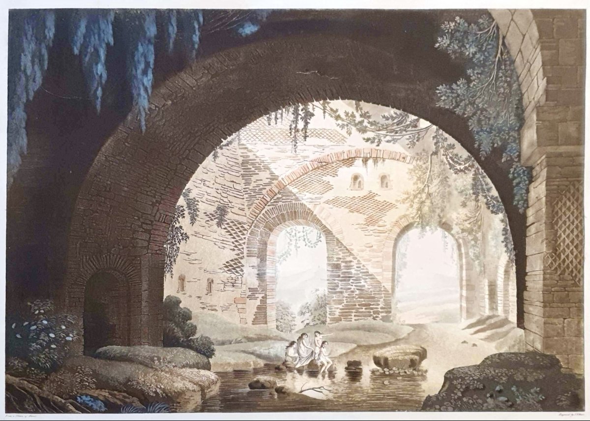 Country Entertainment In Maecenas' Villa And View Of The Villa Basement