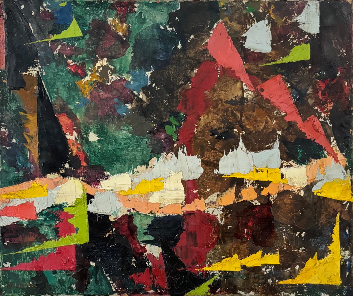 Charlotte Henschel (1892-1985), Undergrowth, 1955, Oil On Canvas-photo-2