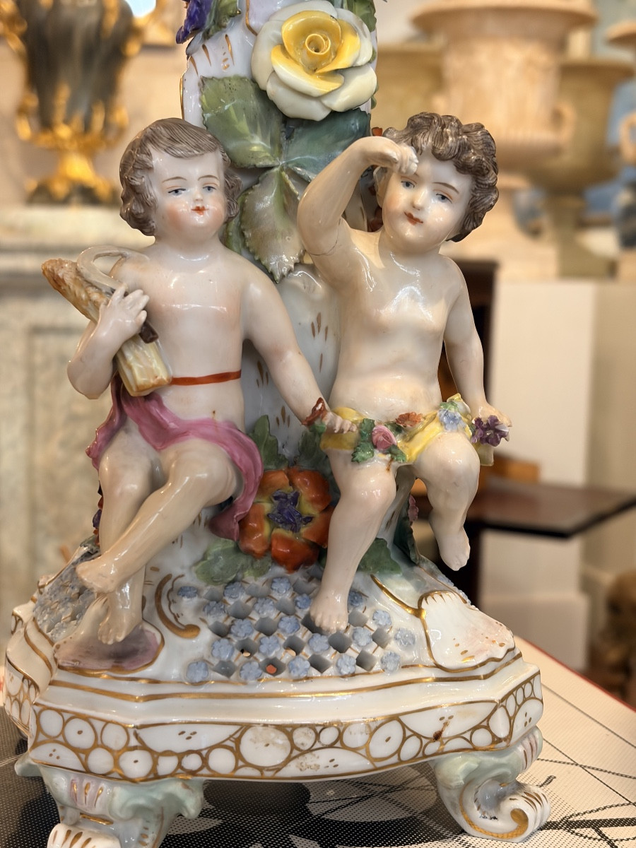 Coupe En Porcelaine DRESDEN-photo-2