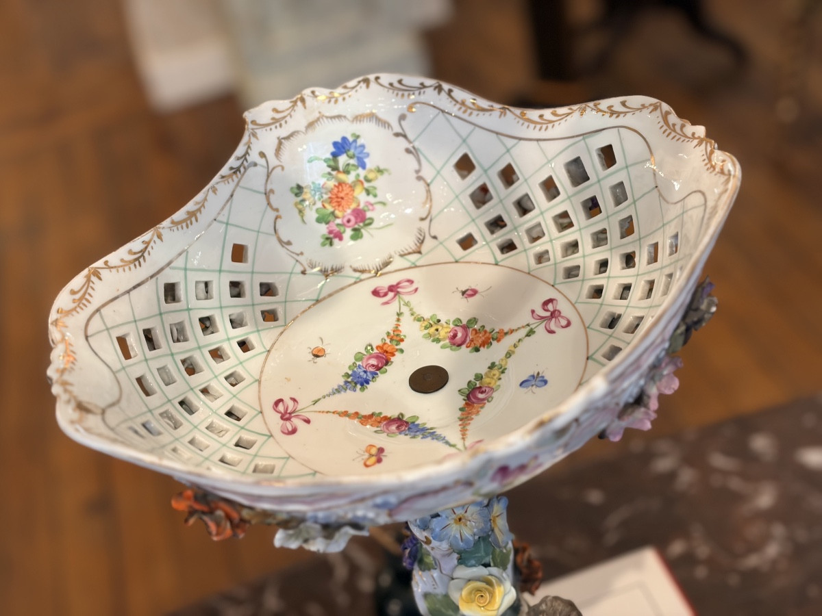 Coupe En Porcelaine DRESDEN-photo-3