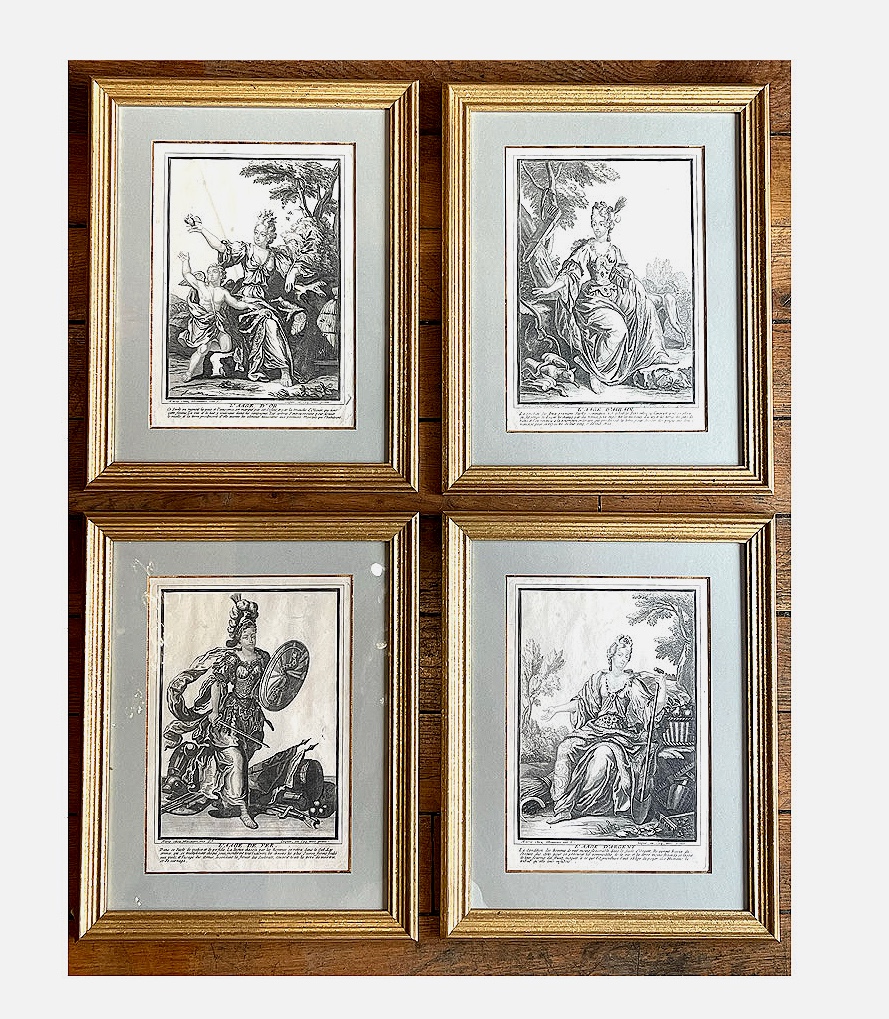 4 Gravures XVIIe