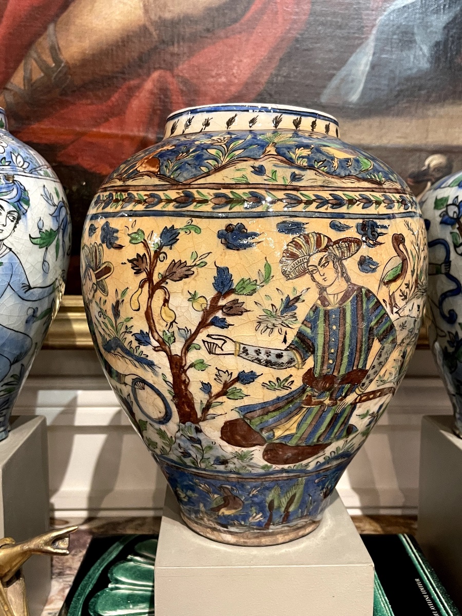 Large Persian Ceramic Vase-photo-2