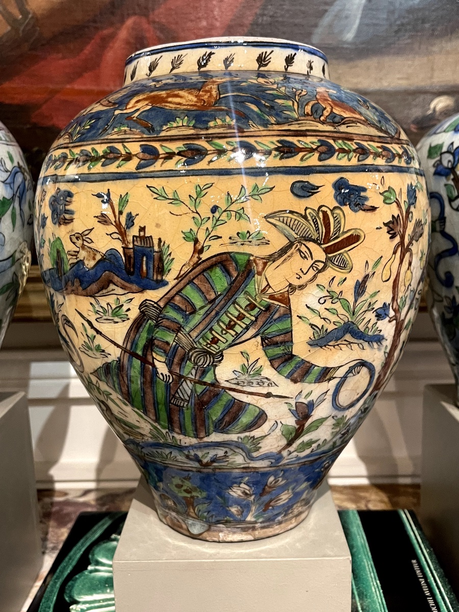 Large Persian Ceramic Vase-photo-4