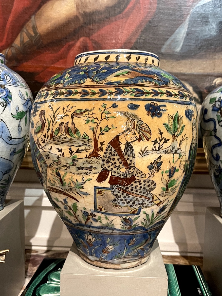 Grand Vase Céramique Perse