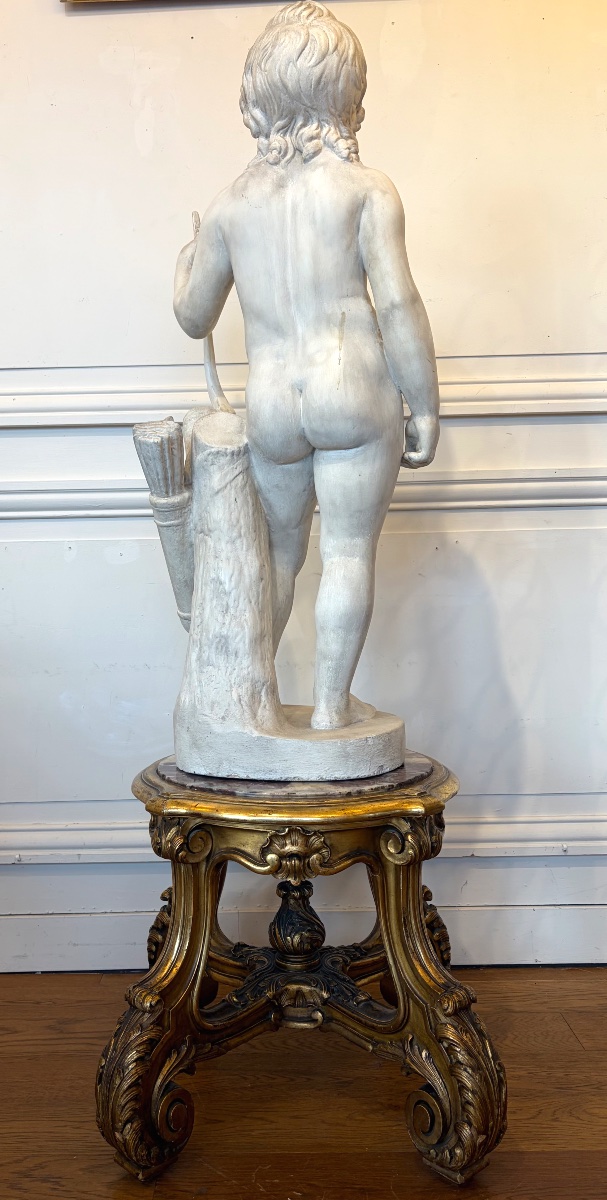 STATUE PLATRE EROS -photo-3