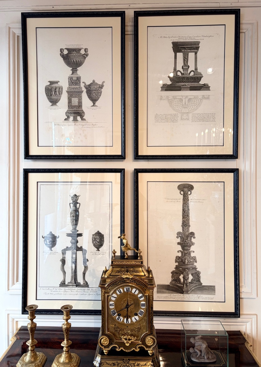 4 Engravings By Piranese
