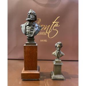petits Bustes  en bronze 