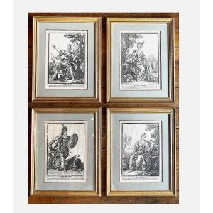 4 Gravures XVIIe