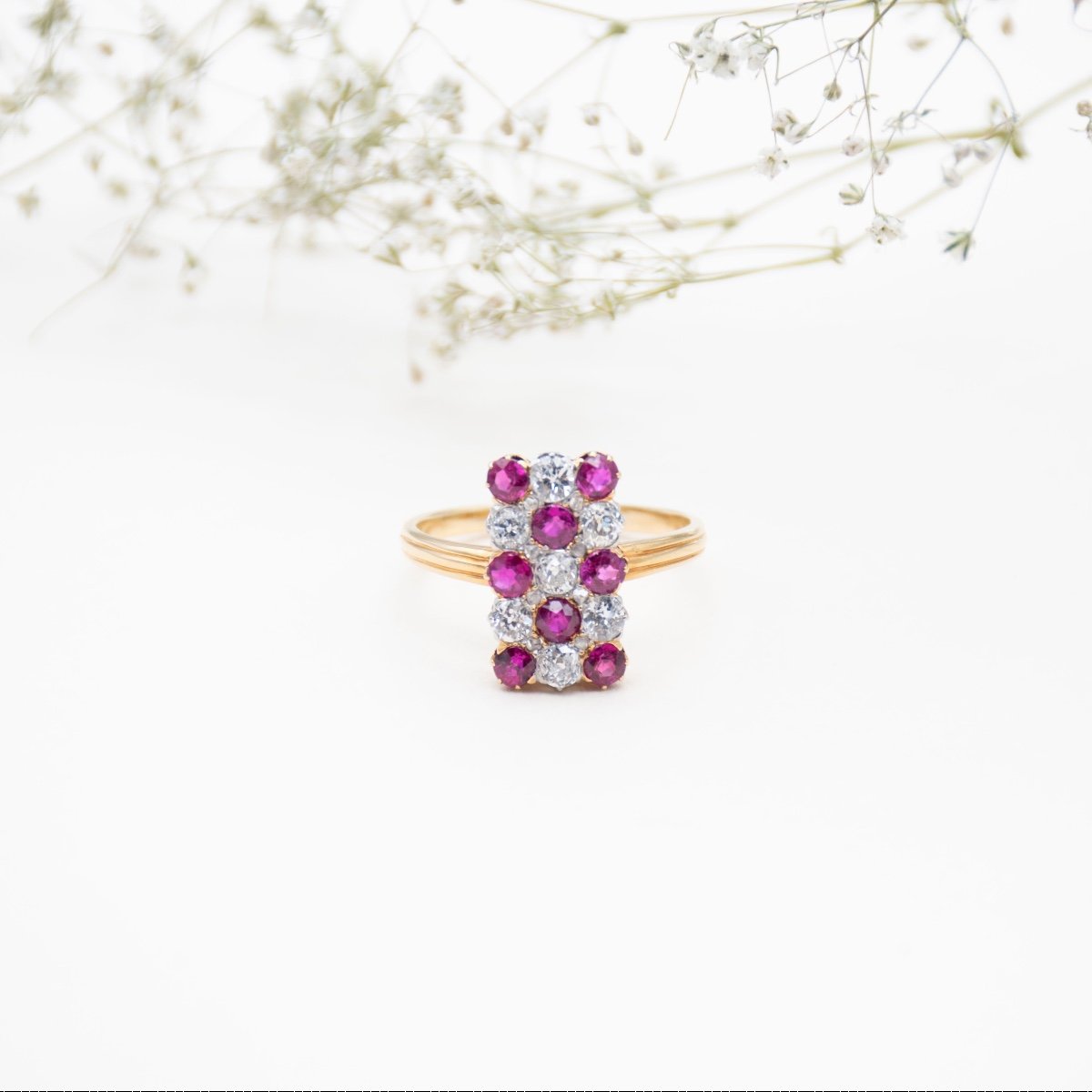 Ruby And Diamond Ring
