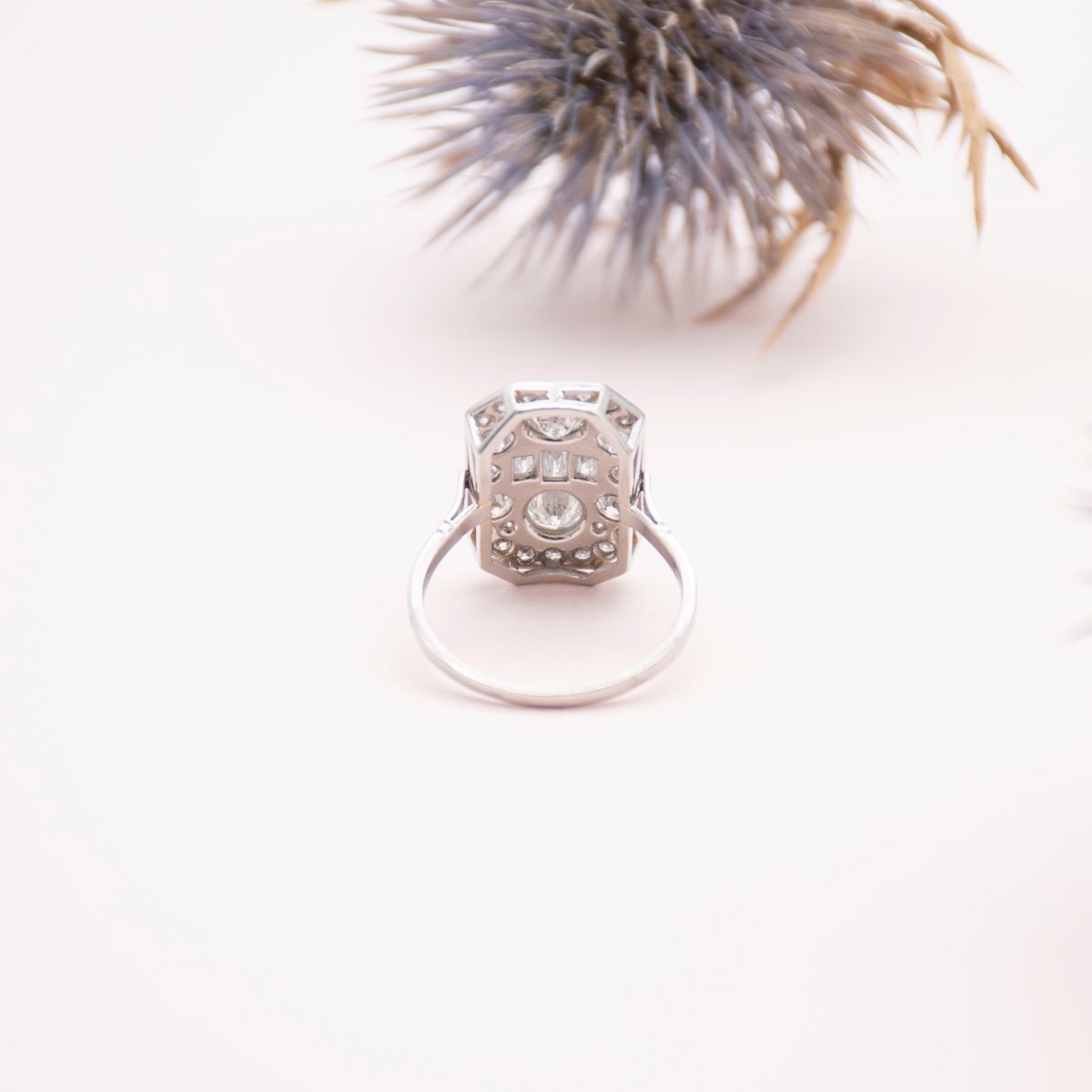 Bague Diamants Art Déco-photo-2