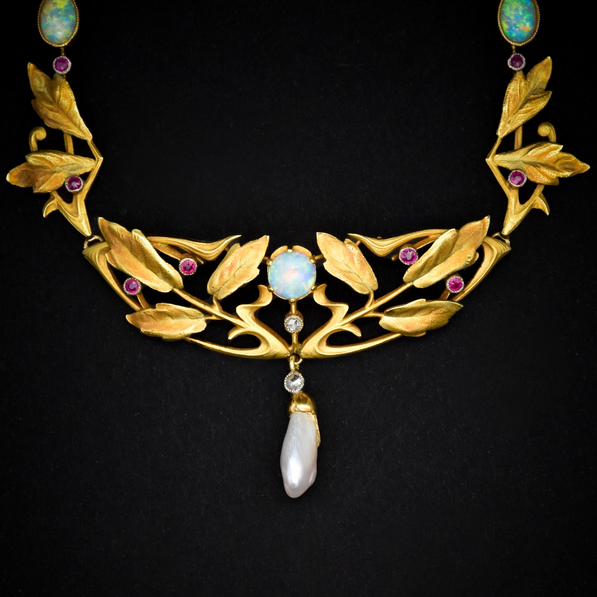 Collier transformable Art Nouveau-photo-4