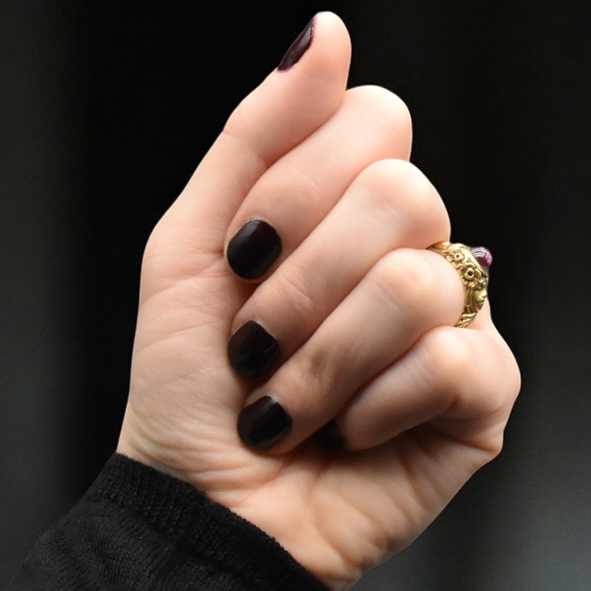 Art Nouveau Ring – Female Faces-photo-2