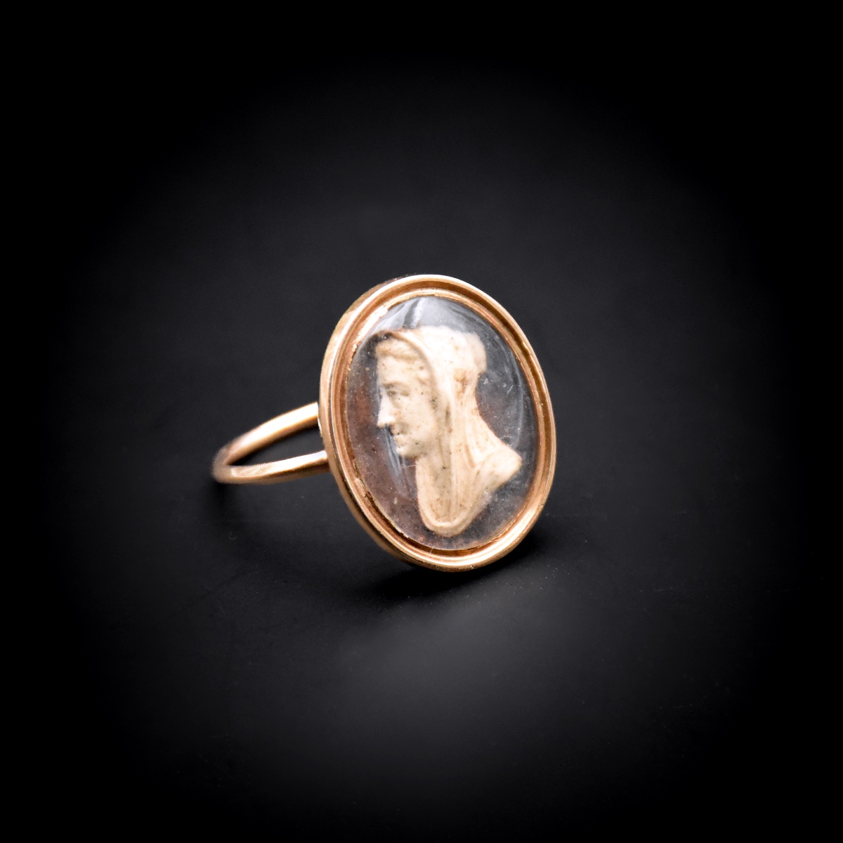 Bague souvenir à l’imitation du camée, Comtesse de Portland - Travail anglais-photo-2