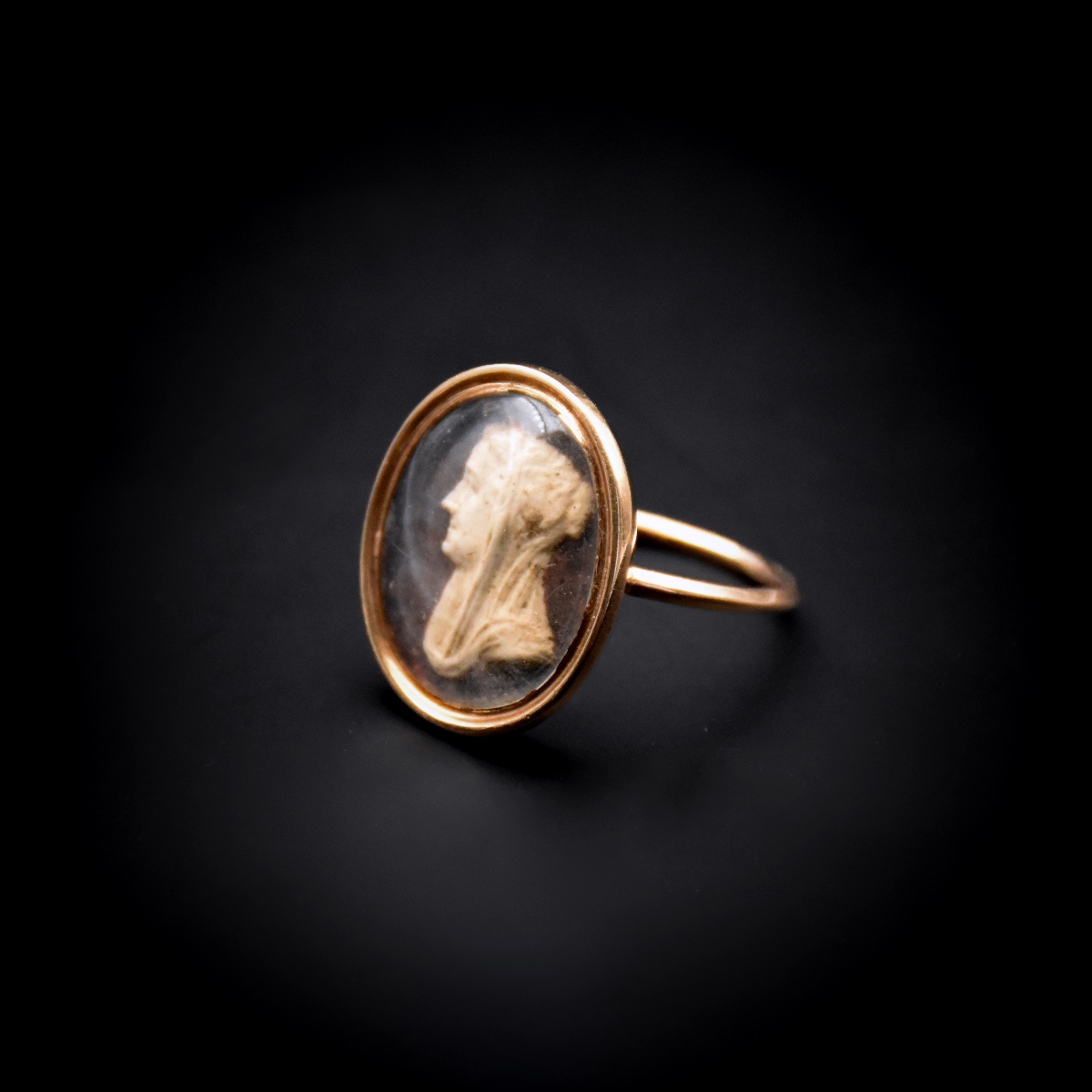 Bague souvenir à l’imitation du camée, Comtesse de Portland - Travail anglais-photo-3