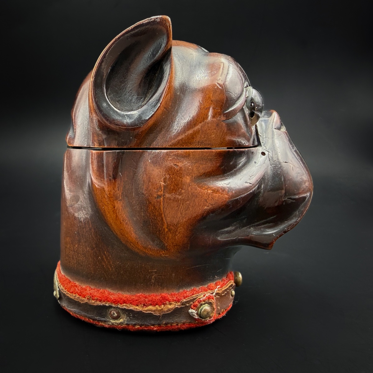 ENCRIER BOULEDOGUE – FORÊT-NOIRE, FIN XIXE SIÈCLE / 1900-photo-3