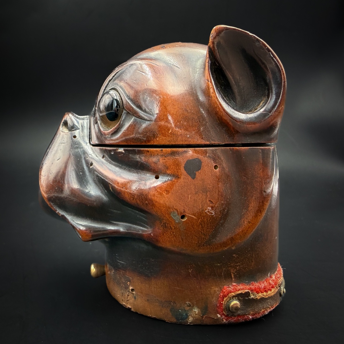 ENCRIER BOULEDOGUE – FORÊT-NOIRE, FIN XIXE SIÈCLE / 1900-photo-5
