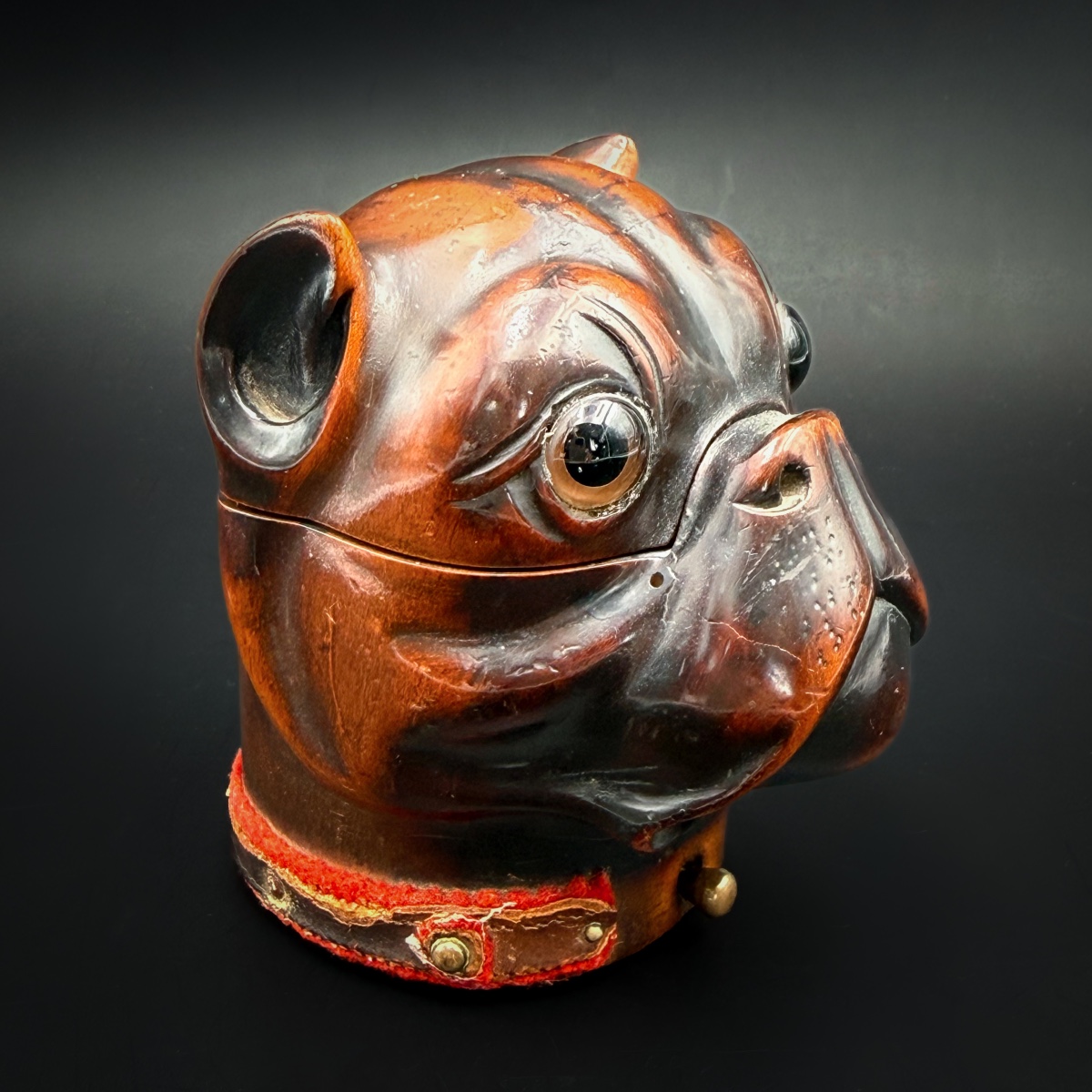 ENCRIER BOULEDOGUE – FORÊT-NOIRE, FIN XIXE SIÈCLE / 1900