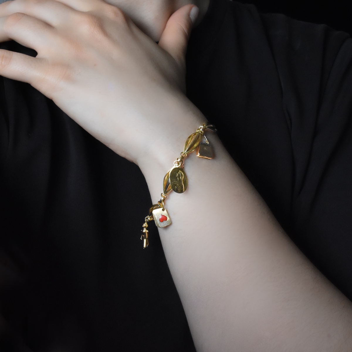 Bracelet à breloques - Travail français-photo-2