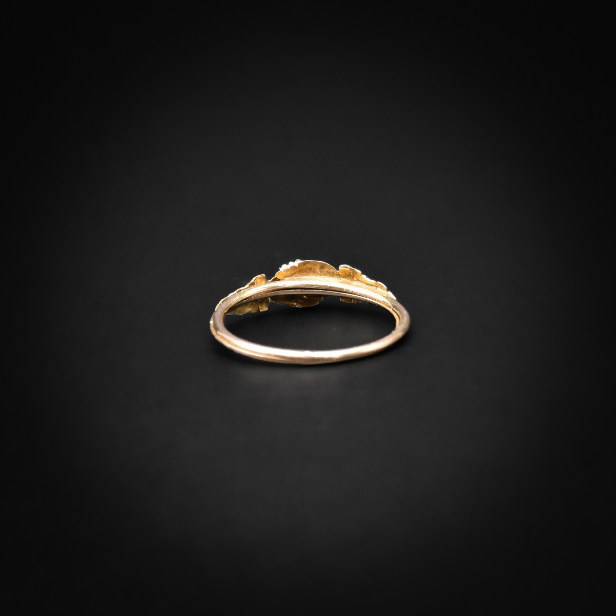 Bague « Fede » / Bague de foi en or rose et or vert 18 carats – Travail français, fin XIXe-photo-2